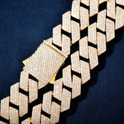 20mm Iced Out Cuban Prong Bracelet - Different Drips