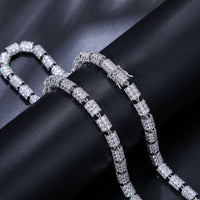 Thumbnail for 7mm S925 Moissanite Roll Chain - Different Drips