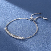 Thumbnail for 3mm Women's S925 Moissanite Adjustable Tennis Bracelet - Different Drips