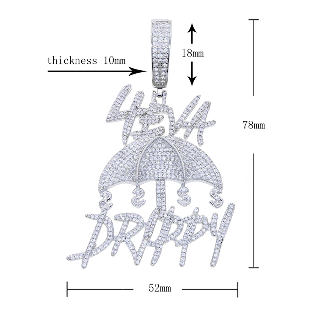 4Eva Drippy Umbrella Pendant - Different Drips