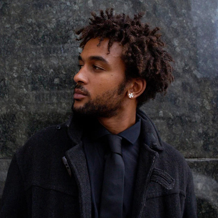 S925 Moissanite Cross Earrings - Different Drips