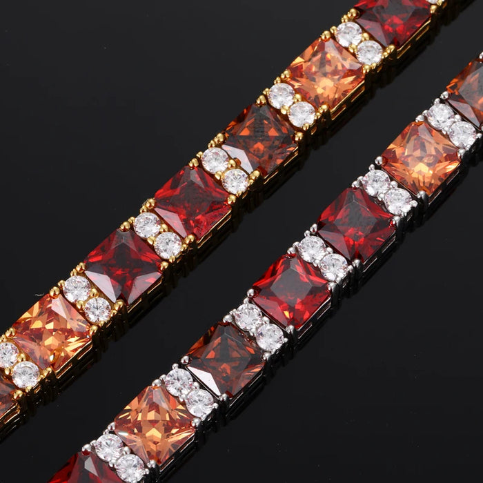 Ombré Princess-Cut Tennis Bracelet - Different Drips
