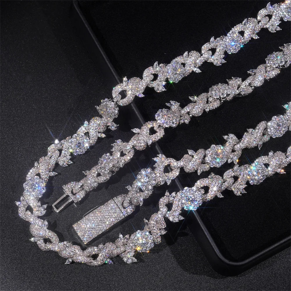 13mm Thorned Infinity Link Chain - Different Drips