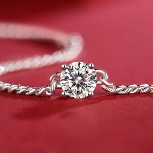 Women's S925 Moissanite Diamond Cuban Bracelet - Different Drips