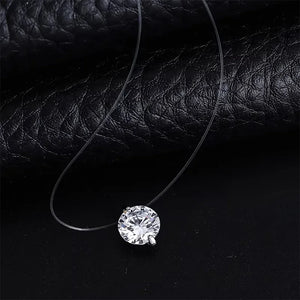 Women's S925 Pear Cut Moissanite Diamond Pendant - Different Drips