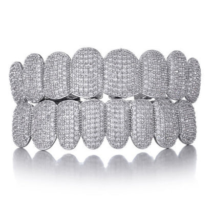 8 Tooth Standard Iced Grillz - Different Drips