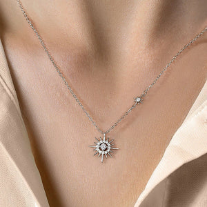 Women's S925 Moissanite Twinkle Star Pendant - Different Drips