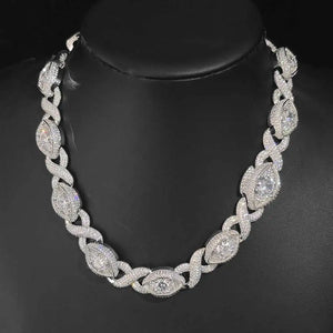 15mm Diamond Eye Infinity Link Chain - Different Drips