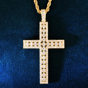 Diamond Lace Cross Pendant - Different Drips