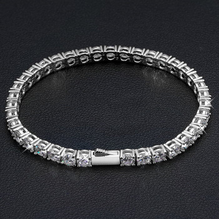 3-5mm S925 Moissanite Tennis Bracelet - Different Drips