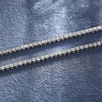 Thumbnail for 2-5mm S925 Moissanite Diamond Tennis Chain - Different Drips
