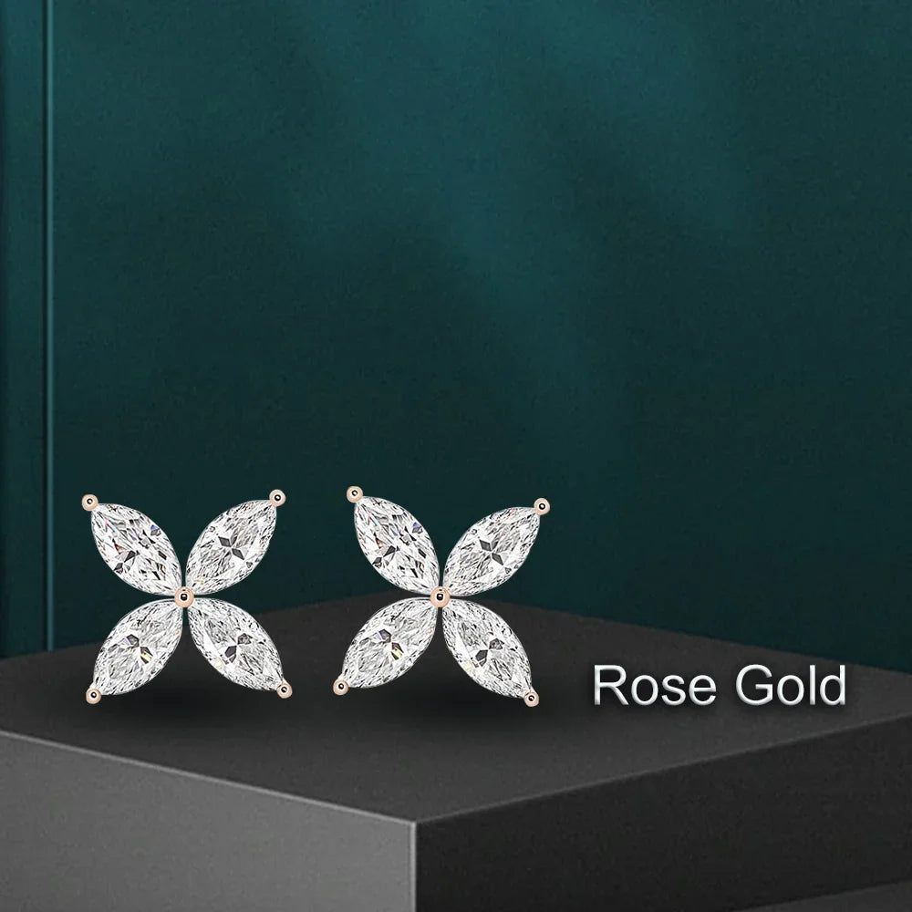 Women's S925 Moissanite Diamond Butterfly Pendant - Different Drips