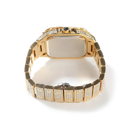 Iced Thorn Bezel Square Watch