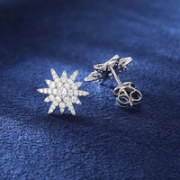 Thumbnail for S925 Moissanite Twelve Pointed Star Earrings - Different Drips