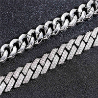 Thumbnail for 10mm Iced Out Prong Cuban Chain - Different Drips