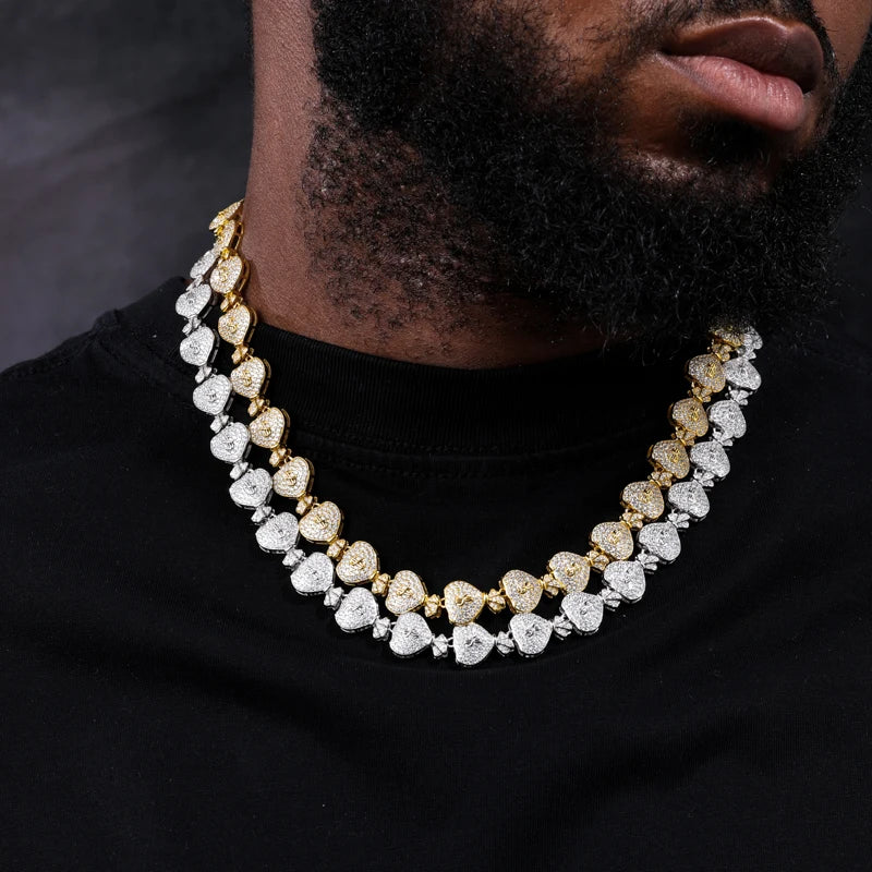 S925 Moissanite Diamond Money Bag Link Chain – Different Drips