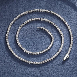 2-5mm S925 Moissanite Diamond Tennis Chain - Different Drips