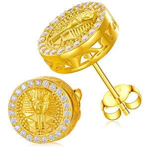 S925 Moissanite Pharaoh Earrings - Different Drips