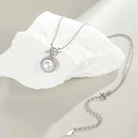 Thumbnail for Women's S925 Moissanite Pearl Pendant - Different Drips