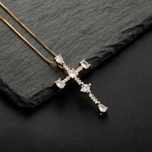 Gem Stone Cross - Different Drips