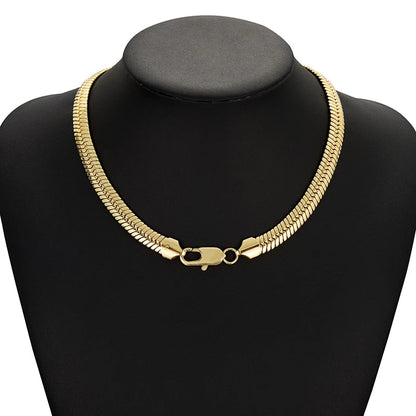 10mm Herringbone Flat Snake Chain