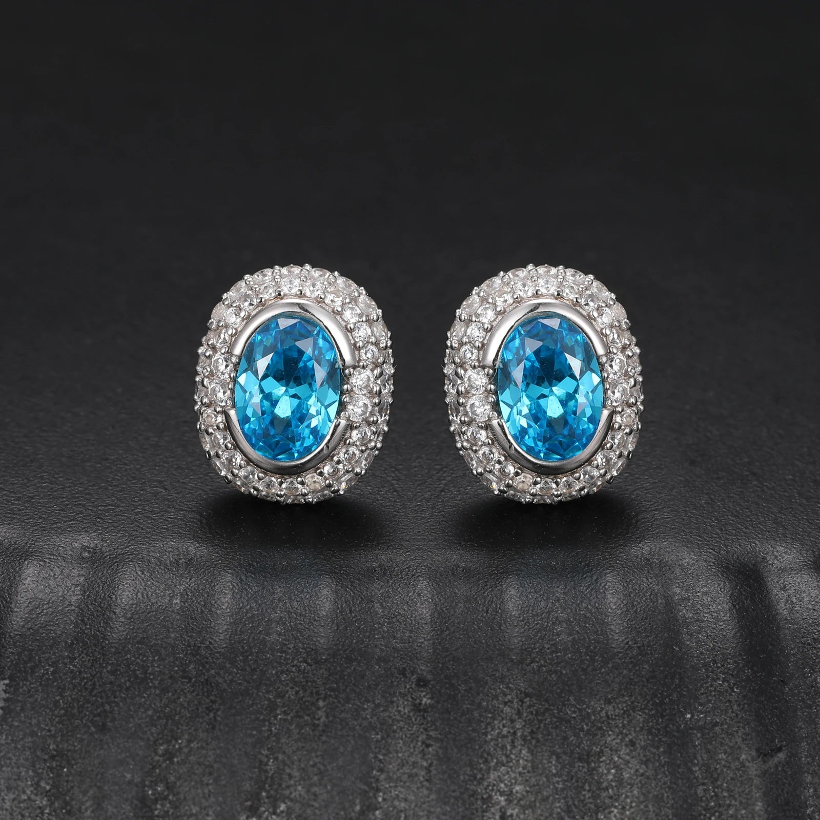 S925 Moissanite Diamond Gem Earrings - Different Drips