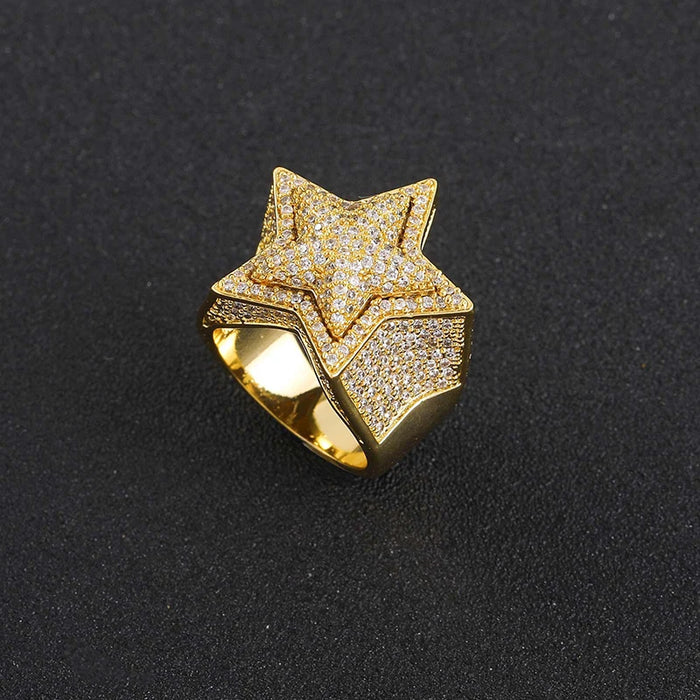 3D Five Star Ring - Different Drips