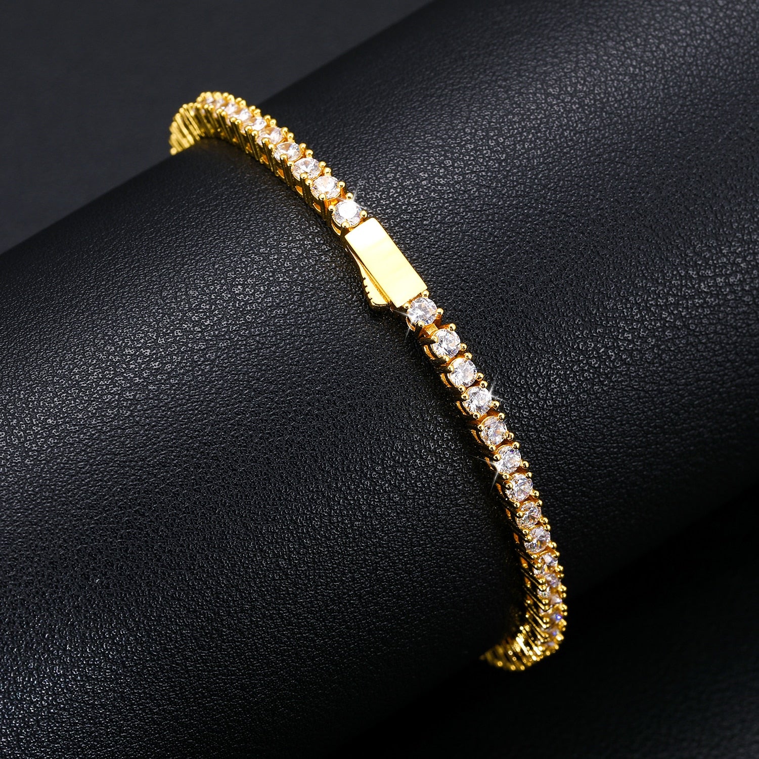 3-5mm S925 Moissanite Tennis Bracelet - Different Drips
