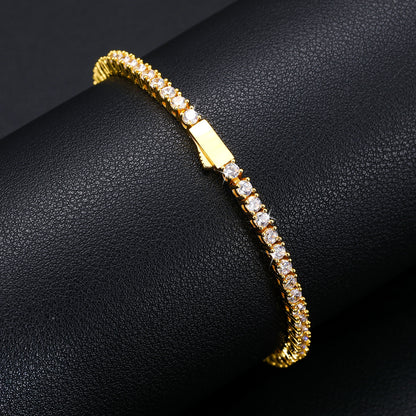 3-5mm S925 Moissanite Tennis Bracelet - Different Drips