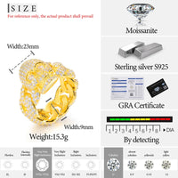Thumbnail for S925 Moissanite Skull Cuban Ring - Different Drips