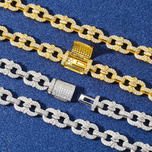 S925 Moissanite Marquise Link Diamond Bracelet - Different Drips