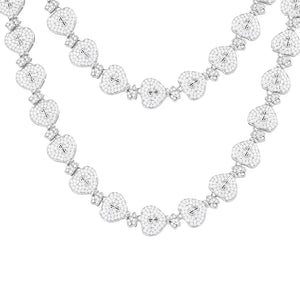 S925 Moissanite Diamond Money Bag Link Chain - Different Drips