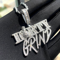 Thumbnail for Iced Out Baguette Dirty Grind Pendant - Different Drips