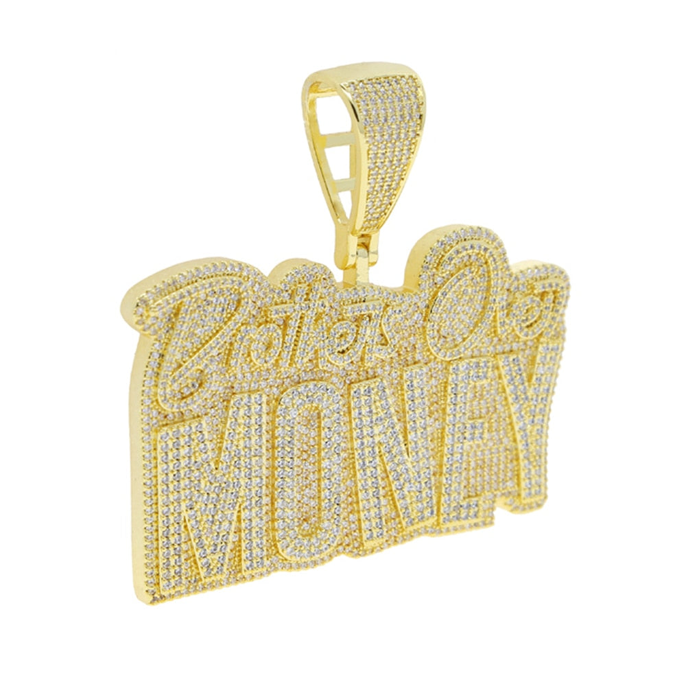 Iced Brothers Over Money Pendant - Different Drips