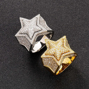 3D Five Star Ring - Different Drips