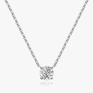 Women's S925 Moissanite Solitaire Diamond Cut Pendant - Different Drips