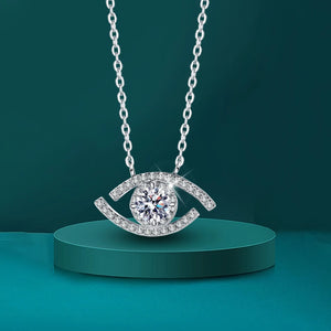 Women's S925 Moissanite Diamond Eye Pendant - Different Drips