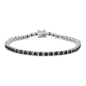 3mm Women's S925 Colored Moissanite Tennis Bracelet - Different Drips