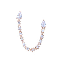 Thumbnail for Women's S925 Double Pierced Drop Earrings - Different Drips