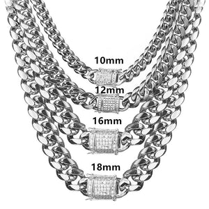 6-18mm Miami Cuban Necklace - Different Drips