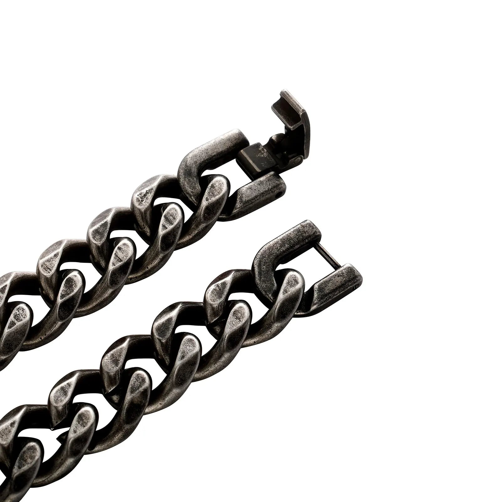 11mm Distressed Brushed Miami Cuban Link Bracelet - Different Drips