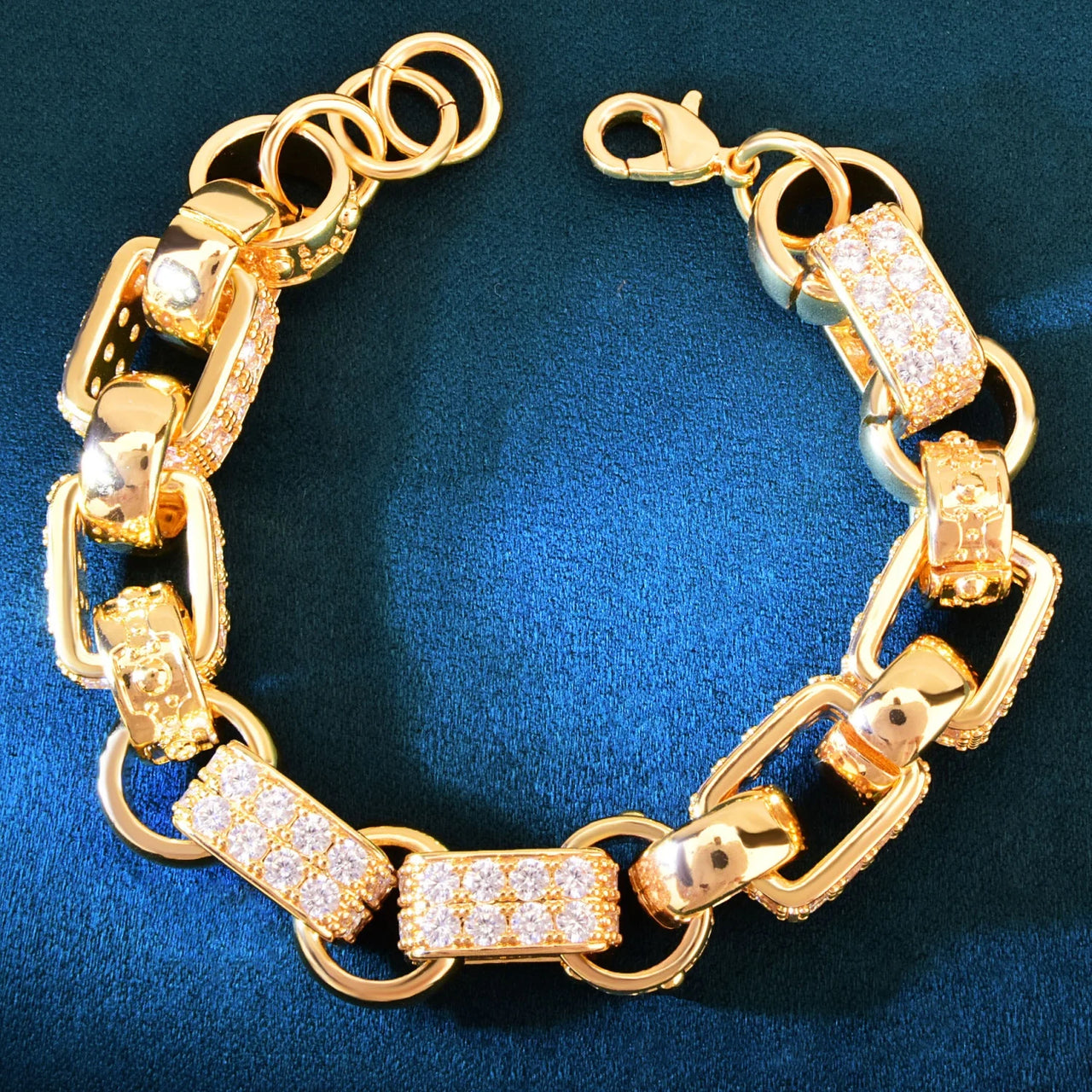 14mm Ring Link Box Bracelet - Different Drips