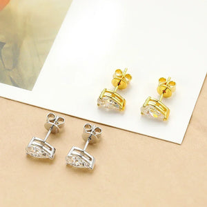 Women's S925 Waterdrop Pear Cut Moissanite Diamond Earrings - Different Drips