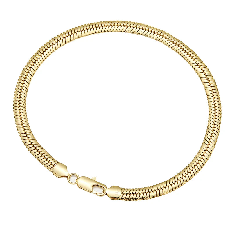 10mm Herringbone Flat Snake Chain