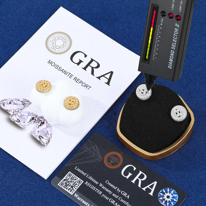 Dollar Sign Medallion Stud Earrings - Different Drips