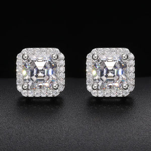 S925 Moissanite Micro Clustered Earrings - Different Drips