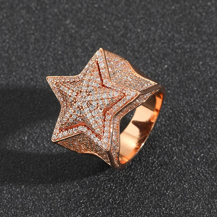 3D Five Star Ring - Different Drips