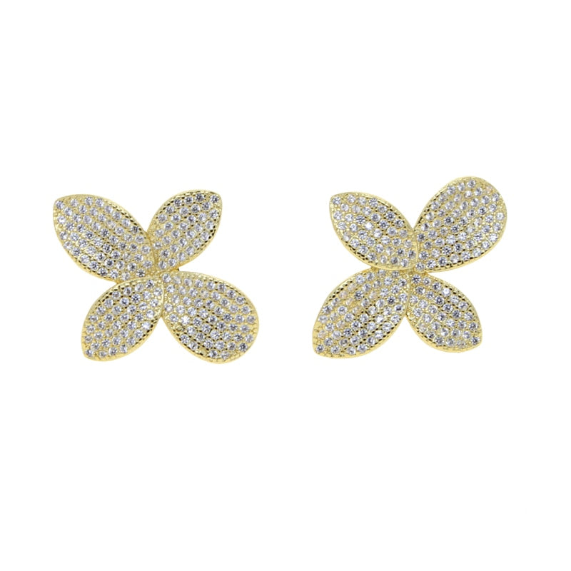 S925 Women's Leaf Earrings - Different Drips