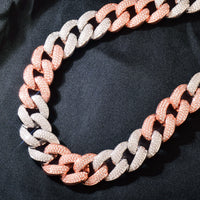 Thumbnail for 20mm Two-Tone Miami Cuban Link Chain - Different Drips
