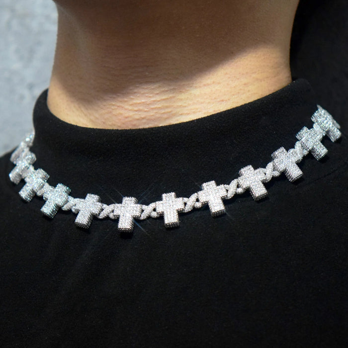 15mm Cross Infinity Link Chain - Different Drips